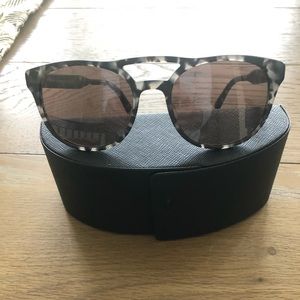 Prada Sunglasses PR 13TS in Matte Gray Tortoise